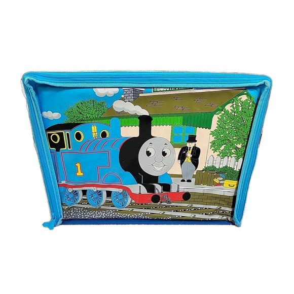 Learning Curve Wooden Thomas Train Tidmouth Station Travel Set Case 99549 (READ) - Picture 1 of 7